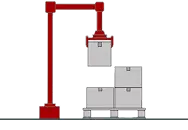 Pallettizzatore RMP - Sezione nella Logistica Completo